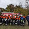 Das Foto zeigt (hinten) M. Ebert ( Kbm.), Marcel Appold, Lukas Appold, Simon Hein, Thomas Pachtner, Frank Capristo, Dominik Hahn, A. Hanf (Kbm a. D.), (vorne)  Johannes Dallner, Patricia Hügelschäfer, Sabine Appold, Jutta Hein, Andrea Geisel, Alina Hühsam, Sabrina Bauer und Christoph Schmidt (1. Kommandant).