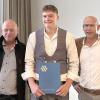 Das Bild zeigt Thomas Keßler (Team Haag), Maximilian Stühler und Dieter Haag.