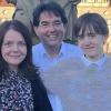 Die Weikersheimer Familie Anja und Patrick Ball mit Sohn Jonathan konzertiert beim Dinner-Konzert in Creglingen.