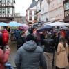 Trotz des regnerischen Wetters war das 49. Rambourfest der Werbegemeinschaft in der Lohrer Innenstadt erstaunlich gut besucht. 