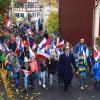 Vor Polizeihauptmann Arnold Rüdenauer darf beim Bürgerschützenumzug niemand laufen.