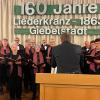 Liederkranz Giebelstadt mit Chorleiter Kilian Müller.