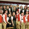 Ehrungen: vorne von links: Nadine Kleefeld, Stefan Zobel, Lorenz Neeser, Mariella Weber, Annalena Rupp, Franz Mitzler, Sebastian Lochner, Georg Stüber, Claus Menth und Gerald Rupp.
Hinten von links: Dirigent Karlheinz Krieger, Britta Weber, Helena Adam, Luzia Abel, Bianca Krummrein, Franzi Abel, Maria-Theresia Weber, Marie Krieger, Ida Krieger, Markus Schenk, Vorsitzender des Kreisverbandes Würzburg des Nordbayerischen Musikbundes, Martina Schmidt, Vorsitzende der Auber Stadtkapelle und Petra Kuhn vom Nordbayerischen Musikbund, die die Ehrennadeln überreichte. Ehrungen: vorne von links: Nadine Kleefeld, Stefan Zobel, Lorenz Neeser, Mariella Weber, Annalena Rupp, Franz Mitzler, Sebastian Lochner, Georg Stüber, Claus Menth und Gerald Rupp.
Hinten von links: Dirigent Karlheinz Krieger, Britta Weber, Helena Adam, Luzia Abel, Bianca Krummrein, Franzi Abel, Maria-Theresia Weber, Marie Krieger, Ida Krieger, Markus Schenk, Vorsitzender des Kreisverbandes Würzburg des Nordbayerischen Musikbundes, Martina Schmidt, Vorsitzende der Auber Stadtkapelle und Petra Kuhn vom Nordbayerischen Musikbund, die die Ehrennadeln überreichte.