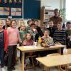 Die dritte und vierte Klasse der Grundschule Gräfendorf.