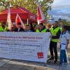 Aktive Mittagspause der Beschäftigten der UKW Service GmbH am 26. Oktober