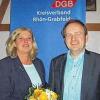 Übergabe: Gudrun Scheuplein gibt den DGB-Kreisvorsitz an Thorsten Raschert weiter.