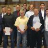 Das sind die ausgezeichneten Funktionäre des SV Willanzheim, die den Verein seit vielen Jahren mit aktivem ehrenamtlichen Einsatz voranbringen, ganz rechts der BLSV-Kreisvorsitzende Josef Scheller.