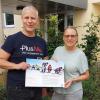 Filialleiter der Deutschen Bank Würzburg übergibt einen Scheck i.H.v. 800€ an Stiftungsdirektorin Annette Noffz zur weiteren Gestaltung des Gartens im Seniorenwohnstift St. Maria. Filialleiter der Deutschen Bank Würzburg übergibt einen Scheck i.H.v. 800€ an Stiftungsdirektorin Annette Noffz zur weiteren Gestaltung des Gartens im Seniorenwohnstift St. Maria.