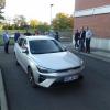 Die neueste Errungenschaft des Abwasserverbandes Saale-Lauer: ein elektrisches Fahrzeug MG 5 Kombi.