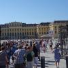 Die Reisegruppe aus Aub und Umgebung vor Schloss Schönbrunn.