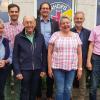 Die alte und die neue Vorstandschaft des Fördervereins Bahnhofsmission Würzburg: vorne (von links) Christa Rüger, Helmut Fries, Lilian Stumpf, Andreas Müller; hinten (von links) Johannes Hasler, Kilian Bundschuh und Helmut Lang.