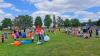 Es war einiges geboten beim Reupelsdorfer Kinderspielnachmittag 2023. Highlight auf dem Sportplatz, der sich an diesem Tag in einen großen Spielplatz verwandelt hatte, waren zwei große Hüpfburgen und ein abwechslungsreicher Spiele-Parcours.