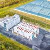 Der 10 MW Batteriespeicher in Haßfurt.
