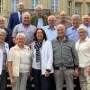 Die Mitglieder des neu gewählten Vorstands der CSU-Senioren-Union Unterfranken (vorne von links): Hildegard Schöbel-Bossinger, Erna Höchner, Christel Teroerde, Walter Gutmann, Elisabeth Kuhn, Wolfgang Kunzmann;  Mitte: Walter Kuhn, Dieter Wagner, Jürgen Gärtner, Hans-Jörg Clausnitzer, Otto Hünnerkopf, Siegfried Erhard; Hinten: Wolfgang Zöller, Gast Thomas Goppel, Klaus Dieter Hild und Gerald Bayer.