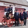 Die alte Feuerspritze ist noch intakt und dient den Verantwortlichen der Freiwilligen Feuerwehr Euerbach als Kulisse: (von links) Bürgermeisterin und Vereinsvorsitzende Simone Seufert, Kommandant Andreas Schraut, Ehrenkommandant Reiner Schraut, Kinderfeuerwehr-Leiterin Susanne Winter und Schriftführer Jörg Winter. Die alte Feuerspritze ist noch intakt und dient den Verantwortlichen der Freiwilligen Feuerwehr Euerbach als Kulisse: (von links) Bürgermeisterin und Vereinsvorsitzende Simone Seufert, Kommandant Andreas Schraut, Ehrenkommandant Reiner Schraut, Kinderfeuerwehr-Leiterin Susanne Winter und Schriftführer Jörg Winter.