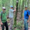 Begehung des Wanderwegs.