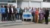 Lenkungsgruppensitzung der Streutalallianz mit Betriebsführung: Gruppenbild mit allen Teilnehmerinnen und Teilnehmern bei der Firma Berry Global in Mellrichstadt.