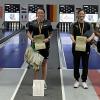 Kathrin Hüther von Unter Uns Bad Neustadt (rechts) freute sich bei den Deutschen Meisterschaften in der Sprintdisziplin über den dritten Platz.