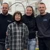 Das Bild zeigt (von links) Leon Meier, Angelika Summa, Sophia Hagmaier und Kevin Gaus.