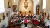 Unter der Leitung von Christian Bach gestalteten die Püssensheimer Musikanten das Kirchenkonzert anlässlich der Segnung der neuen Orgel in der Filialkirche Allerheiligen in Püssensheim musikalisch mit.