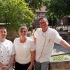Schmunzeln über die Gerüchteküche: Jörg Förtsch, Eva Reiter und Matthias Hofmann von der Alten Amtsvogtei in Grafenrheinfeld.
