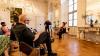 Kammermusikensembles spielten in mehreren Räumen der Residenz die Musik, die das Publikum sich per Stimmungstest gewünscht hatte.