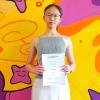 Yizhou gehört beim Bundeswettbewerb Mathematik zu den besten drei jungen Frauen aus Bayern.