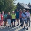 Die Wandergruppe vor dem NABU-Haus.