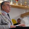 Seit 1997 ist Franz-Josef Wiesner Vorsitzender der Soldaten- und Reservistenkameradschaft Gramschatz. Das Foto zeigt ihn bei der Festansprache beim Festkommers am 3. März dieses Jahres anlässlich des 100-jährigen Gründungsjubiläums.