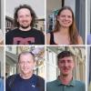 Ihre Meinung zum vieldiskutierte Heizungsgesetz sagten am Kitzinger Marktplatz (oben von links) Franziska Matic (63) aus Kitzingen, Andreas Weisenseel (36) aus Dettelbach, Lilian Laacke (32) aus  Iphofen, Burkard Götz (57) aus Estenfeld sowie (unten von links) Jürgen Wriske (71) aus Wolfsburg, Tomasz Jasiak (36) aus  Kitzingen, René Radecke (27) aus Kitzingen und Christel Heinlein (73) Kitzingen.