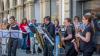 Das Ava Saxophonquartett sorgte am Domvorplatz für Stimmung. Das Ava Saxophonquartett sorgte am Domvorplatz für Stimmung.