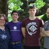 Der 18-jährige João Pedro Fonseca (zweiter von links) aus Brasilien lebt für ein Jahr bei Gastfamilie Dymalla in Sonderhofen. Mit im Bild (von links) Gastmutter Anett, Gastbruder Paul und Gastvater Thomas.