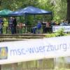 Unsere Startstelle, noch ist es ruhig.