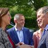 Arnsteins Bürgermeister Franz-Josef Sauer (rechts) und CSU-Kreisvorsitzender Thorsten Schwab begrüßten Landtagspräsidentin Ilse Aigner beim Jahresempfang des CSU-Kreisverbandes Main-Spessart.