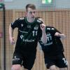 Rechtsaußen Felix Karle (Archivbild) zählte zu den positiven Erscheinungen im Team der Wölfe Würzburg.