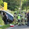 Der 40-Jährige fuhr mit seinem Wagen die Böschung hoch und in einen Gartenzaun.