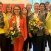 Mit Blumen würdigten die Vorstandsmitglieder der Frauen-Union die Arbeit der bisherigen Vorsitzenden Sabine Sitter. Blumen gab es auch für die neue Kreisvorsitzende Susanne Keller.