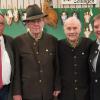 Auf dem Foto von links: Wolfgang Kunz, Dieter Holzer (70 Jahre Mitgliedschaft) und Manfred Schmitt (65  Jahre Mitgliedschaft) und Elmar Kütt.