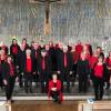 Auf dem Foto das Singforum Karlstadt e. V. mit Dirigentin Regine Schlereth.