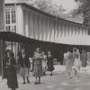 Eine Aufnahme der Wandelhalle aus den 1950er oder 1960er Jahren. Eine Aufnahme der Wandelhalle aus den 1950er oder 1960er Jahren.