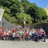 Traditionell pilgern die Euerdorfer im Sommer auf den Kreuzberg, so auch heuer wieder.