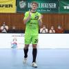 Lukas Siegler, hier am 19. Juni 2021 bei seiner Verabschiedung von der DJK Rimpar Wölfe in der tectake Arena, feierte mit dem Drittligisten TuS Vinnhorst den Aufstieg in die Zweite Handball-Bundesliga.