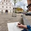 Mit dem groben, skizzenhaften Stil des Urban Sketchings tut Linda Gahn-Becker aus Schweinfurt sich noch schwer. Sie zeichnet gerne detailreich. Mit dem groben, skizzenhaften Stil des Urban Sketchings tut Linda Gahn-Becker aus Schweinfurt sich noch schwer. Sie zeichnet gerne detailreich.