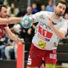 Sebastian Kirchner (am Ball) steuerte fünf Treffer zum 27:26-Heimsieg des HSC Bad Neustadt gegen den SV Anzing bei.
