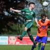 Obwohl Leon Brand (links) vom TSV Großbardorf II das Kopfballduell gegen den Münnerstädter Lukas Schmittzeh für sich entscheiden kann, setzte es für die Großbardorfer am Ende eine bittere 1:2-Derbyniederlage.