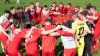 Überschwänglich feierte der TSV Aubstadt II die Meisterschaft in der Kreisliga Rhön und den damit verbundenen Durchmarsch von der Kreisklasse in die Bezirksliga.
