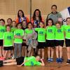 Im Bild von links: Valeria Werbinek, Paula Böhnlein, Ella Baumgärtner, Lily Bretscher, Sandra Brendler (Trainerin), Merle-Jolie Schmitt, Mia Stütz, Leticia Richter, Sonja Hildmann (Trainerin), Ina Graber, Finja Brendler, Thomas Graber (Trainer), Selina Hildmann, Hanna Zeier; (liegend): Regina Kleinhenz. Es fehlen: Emma Voit, Christina Zeier (Betreuerin).
