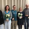 Bild von links: Sängerkreisvorsitzender Wolfgang Sittler, Nadin Dietrich (10 J. ), Siegfried Weißenseel (40 J.), Renate Moller (10 J.), Burkard Krapf (40 J.) und 1. Vorsitzender Gerhard Scheller. Es fehlen Siegbert Wieland (10 J.), Rita Krapf (40 J.) und Inge Hahner (65 J.).
