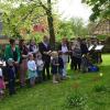 Mit Liedern hießen Kinder des Kindergartens Welbhausen Patrick Herderich willkommen. Mit Liedern hießen Kinder des Kindergartens Welbhausen Patrick Herderich willkommen.