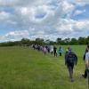 Der 5,4 Kilometer lange Rundkurs führte die Wandergruppe vom Kloster Oberzell aus durch den Klingengraben und die Ackerreservate bis zum Zeller Wasserwerk. Der 5,4 Kilometer lange Rundkurs führte die Wandergruppe vom Kloster Oberzell aus durch den Klingengraben und die Ackerreservate bis zum Zeller Wasserwerk.